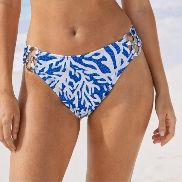 Michael Kors High Waist Ring Bikini Bottoms - Picture 9 of 9